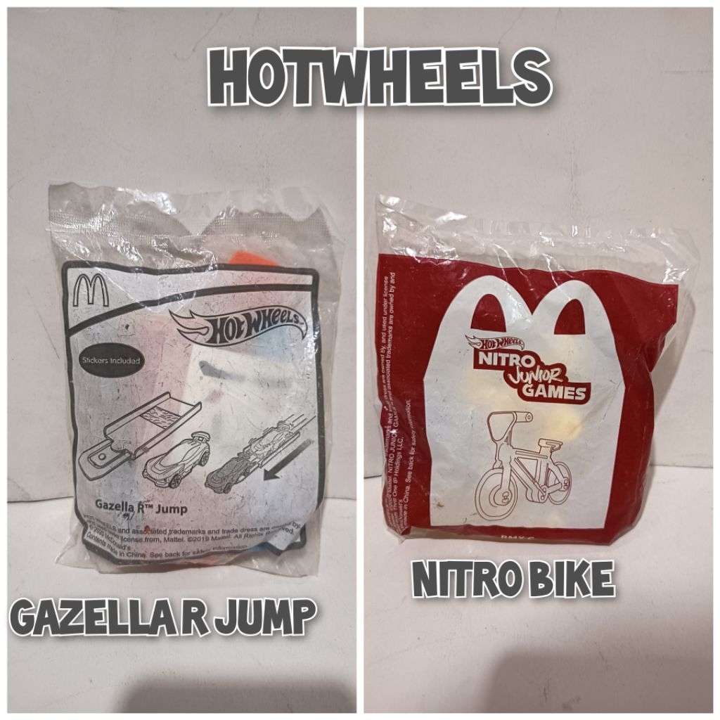 Happy Meal toys mainan McD Mac Donalds hot wheels track