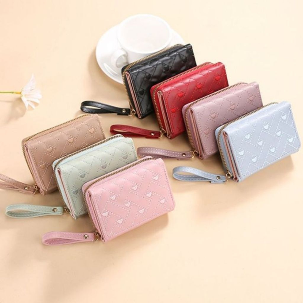 Mini lipat dompet Aurora wanita 3 warna