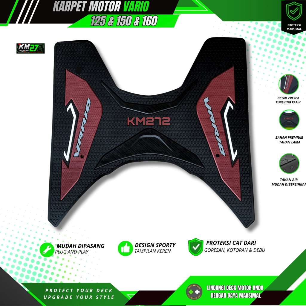 Aksesoris Motor Vario 160 - Karpet Motor Vario 160