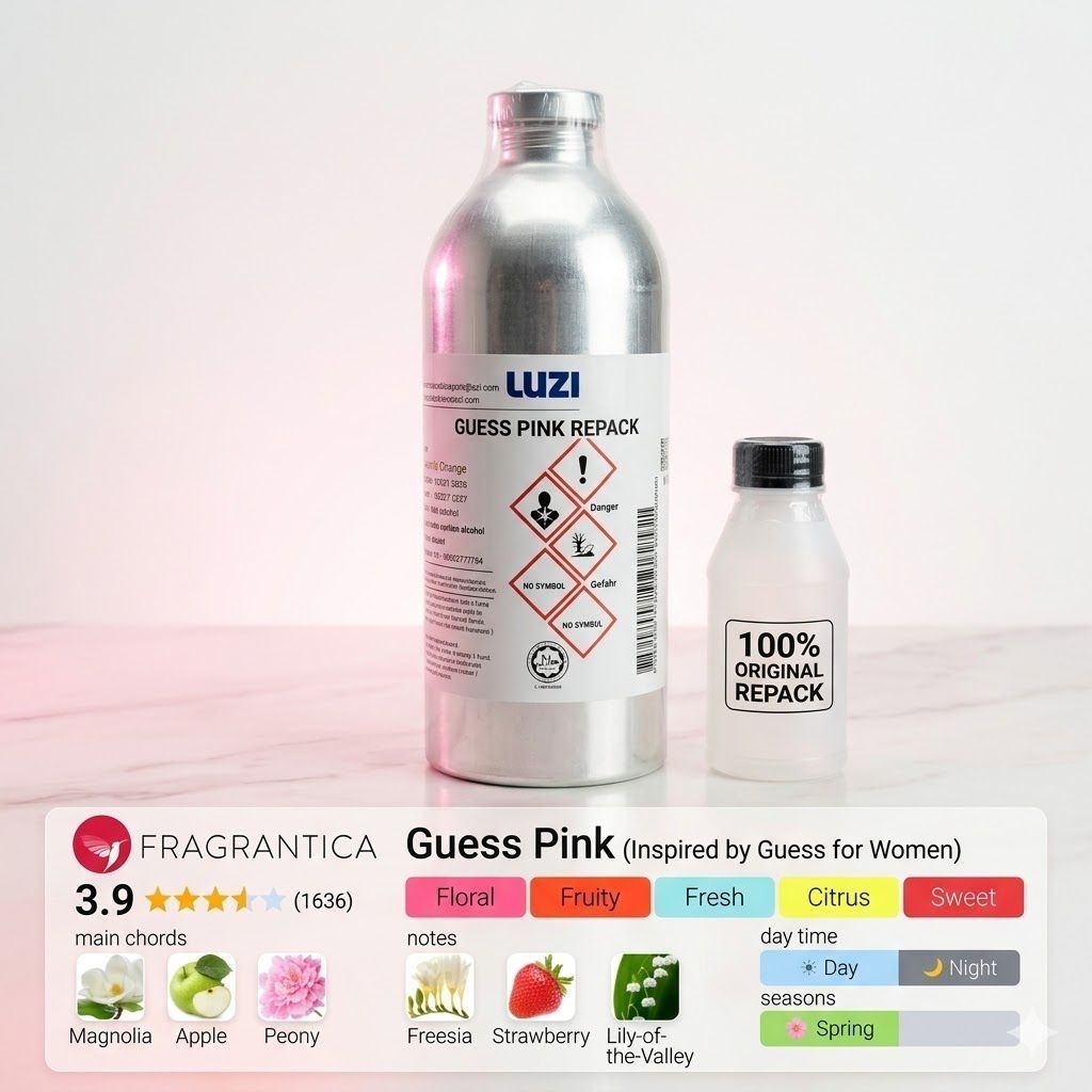 LUZI/GUESS PINK/KEMASAN REPACK/BIBIT MURNI