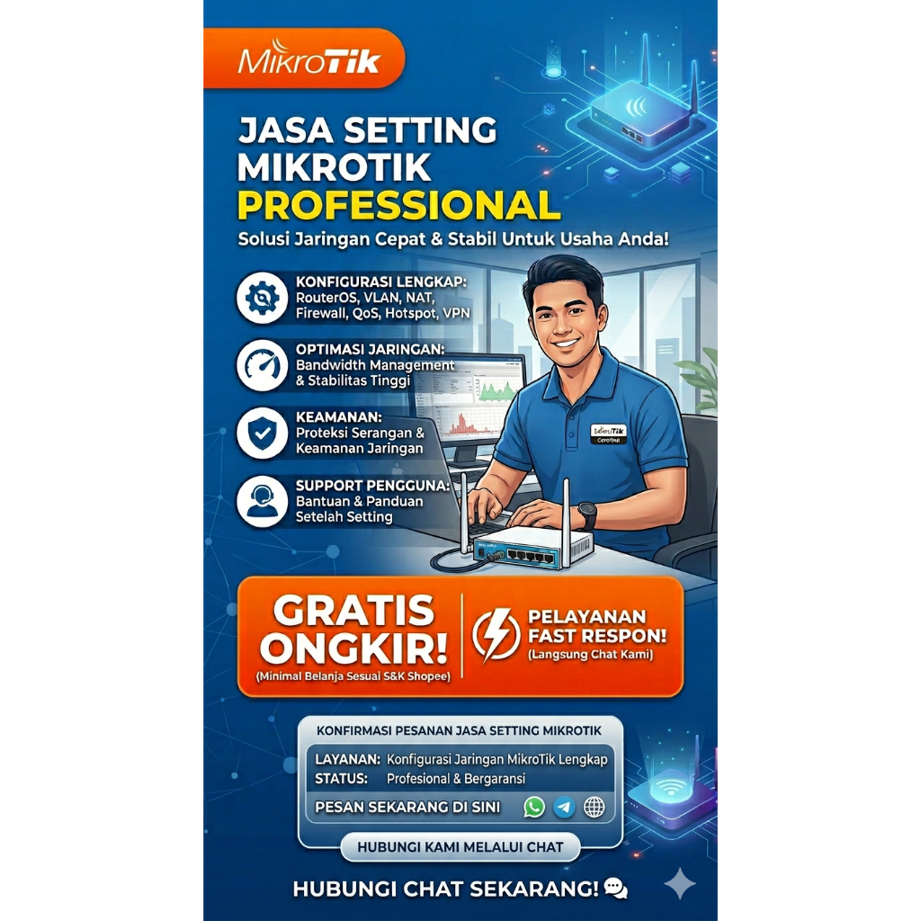 Jual Jasa Setting Mikrotik