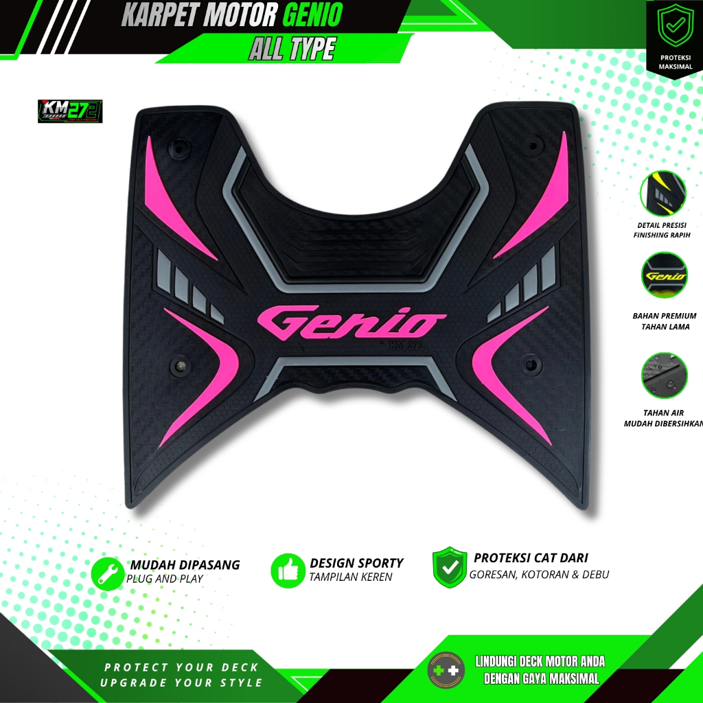KARPET MOTOR GENIO - KARPET GENIO - AKSESORIS MOTOR HONDA GENIO