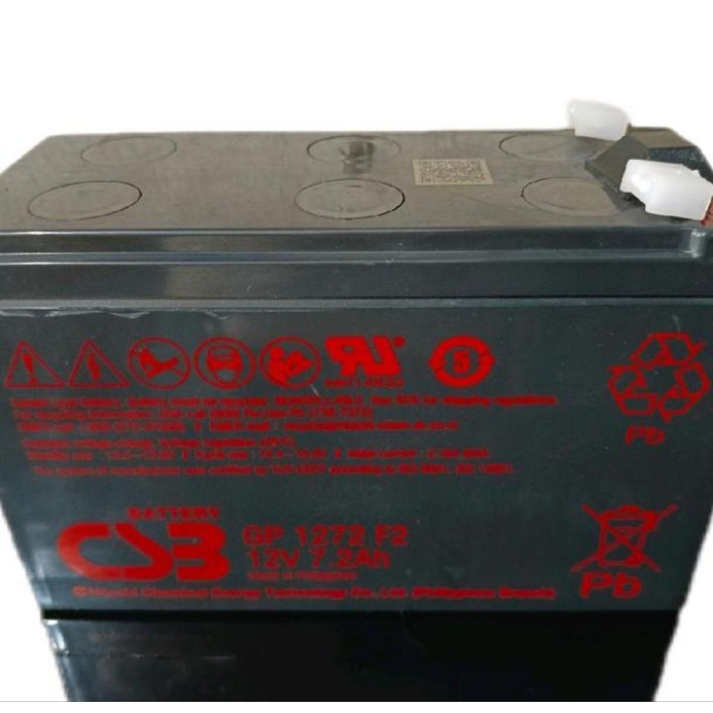 BATERAI UPS CSB 12V/7,2AH , AKI SEPEDA LISTRIK