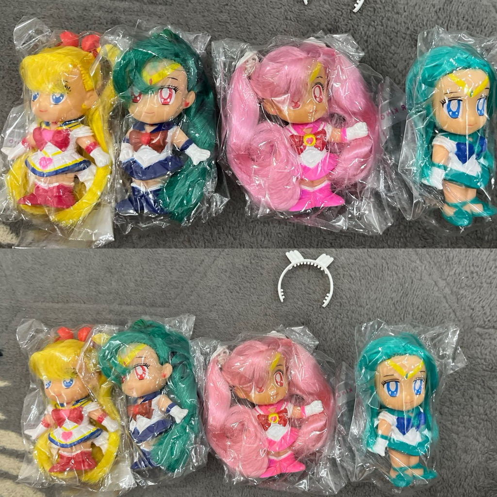 Bandai Vintage Sailor Moon S Styling Sailor Guardians Cute Dolls Figure Series Original