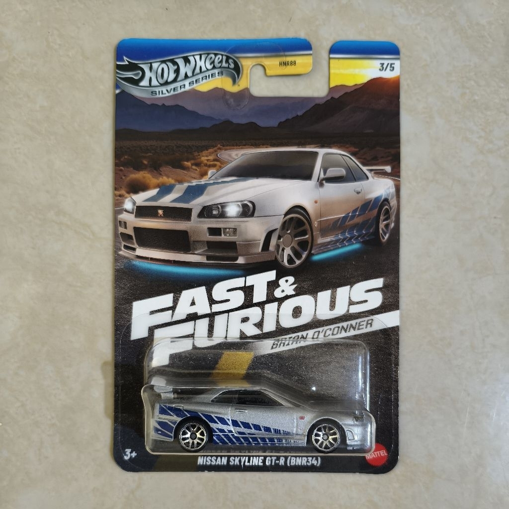 Hot Wheels Nissan Skyline GT-R (BNR34) Brian O'Conner 2024