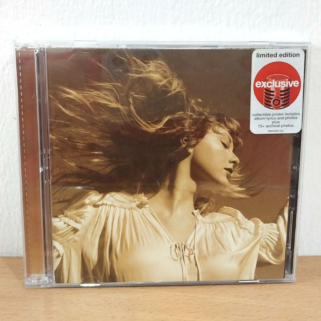 Taylor Swift CD Fearless TV Target Exclusive Official Merch Merchandise Album CD