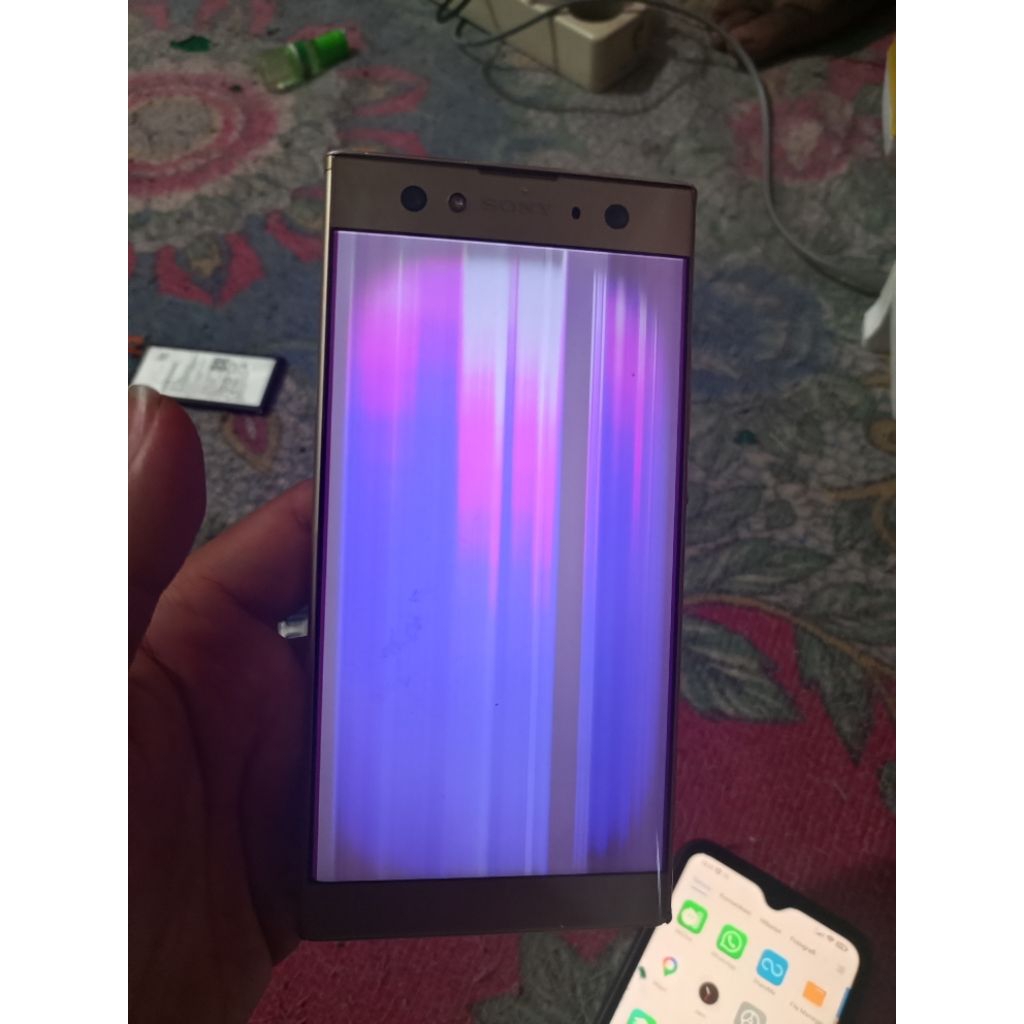 Sony xa 2 ultra minus lcd bayang