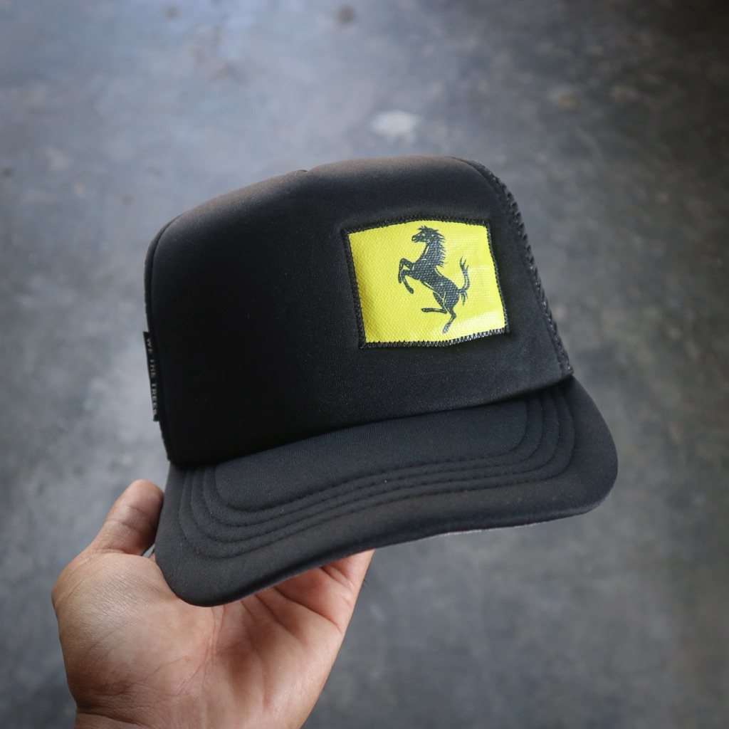 TRUCKER HAT LOGO FERRARI TAKES MADRID BY WE THE TREES