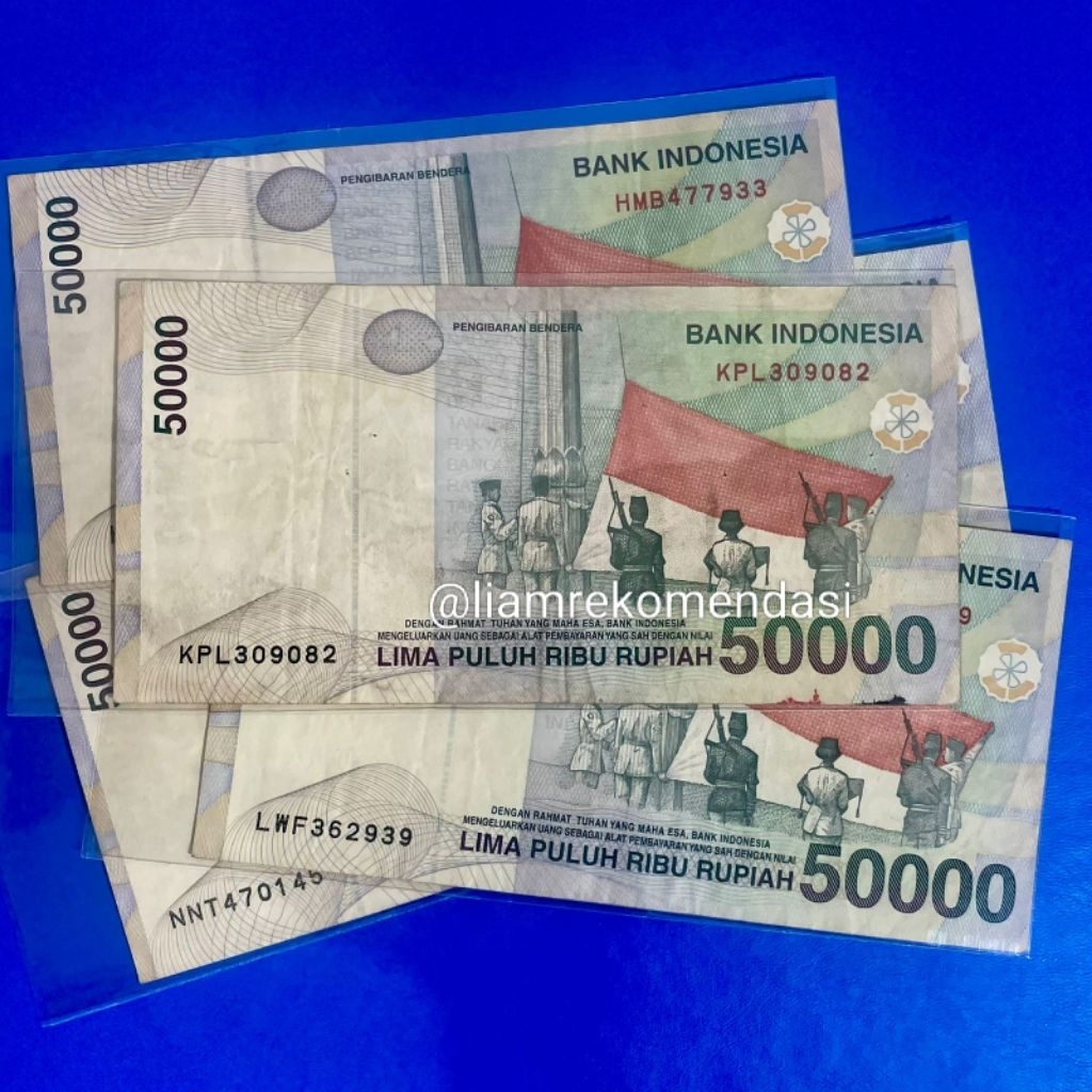 Koleksi WR Supratman 50 Ribu 1999 Kondisi Bagus Layak