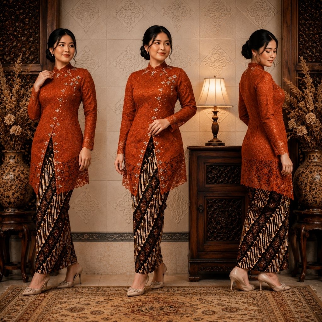 Kebaya Burkat Janggan Premium Kebaya Payet Burkat Kebaya Wisuda Kebaya Bridesmaide
