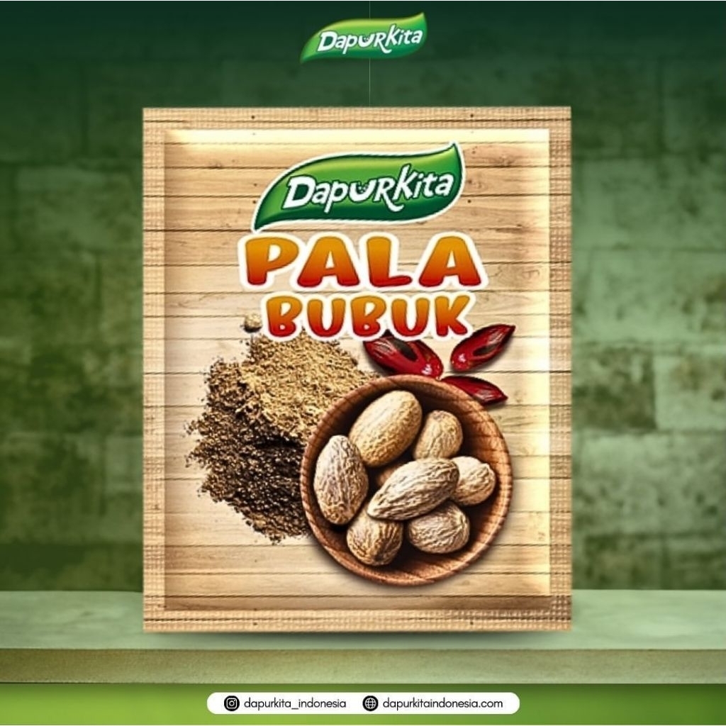 bubuk pala Dapur kita 2 gram pala bubuk sachet