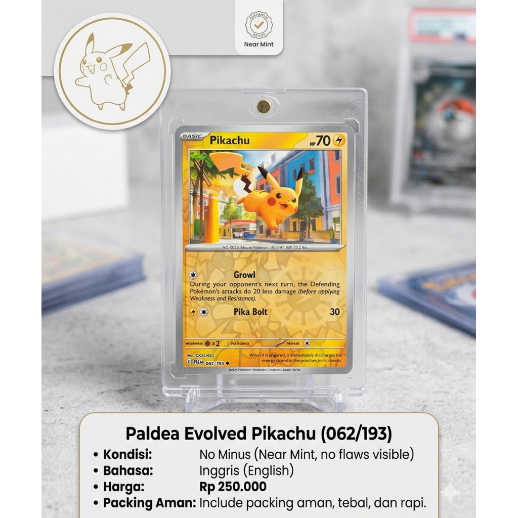 Paldea Evolved Pikachu Pokemon Tcg