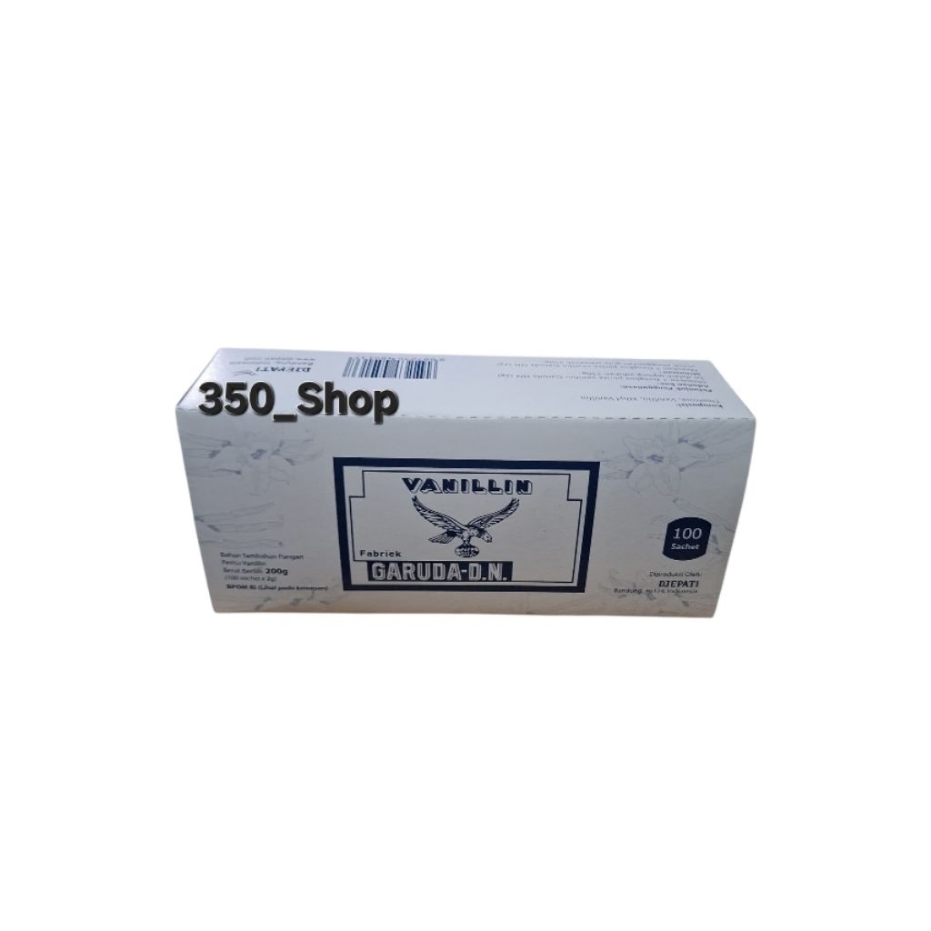 vanilli sachet 1pak(100pcs) / vanili bubuk cap garuda