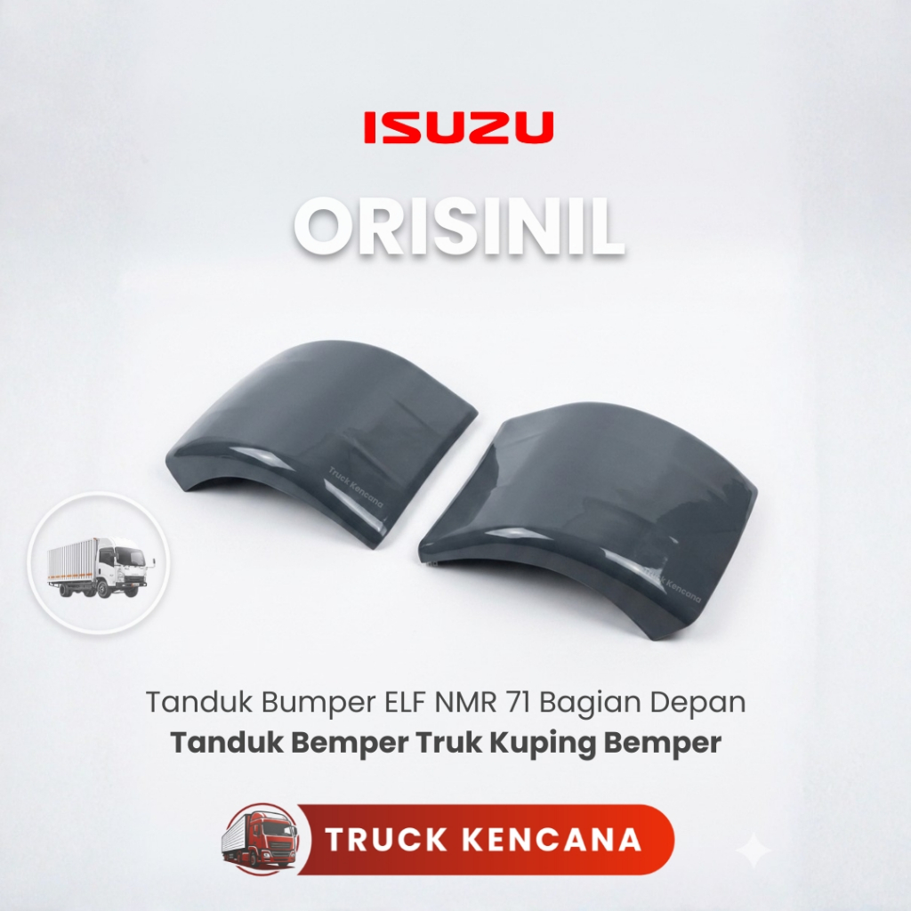 Tanduk Kuping Bemper Samping Bumper Depan Isuzu Elf NMR 71 NMR 81 NLR 55 Truk Engkel Tronton Klem Du