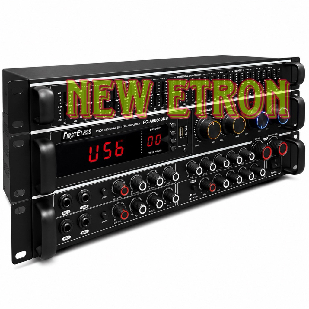 power amplifier firstclass fc a6060sub original 99 dsp FCA 6060 SUB a6060