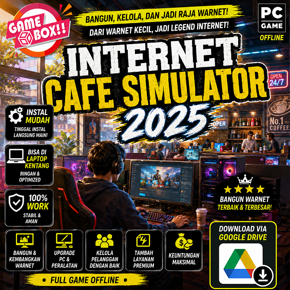 INTERNET CAFE SIMULATOR 2025 - PC LAPTOP GAMES