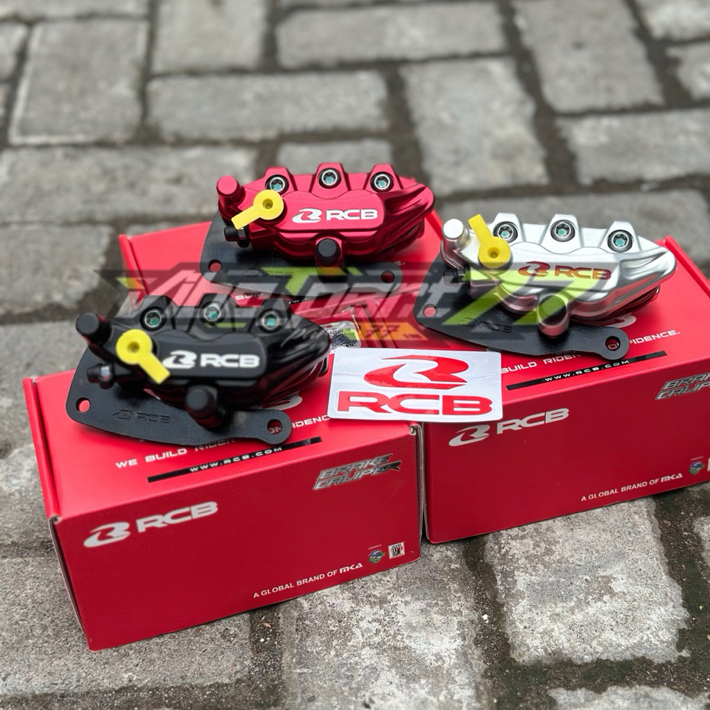 Kaliper Kiri RCB Honda matic beat Vario scoopy merah silver hitam kaliper Original RCB