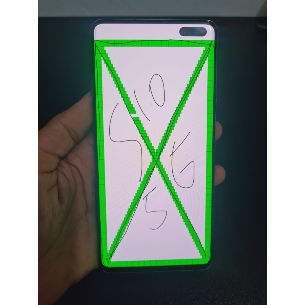 lcd samsung s10 5g/ s10 big original copotan