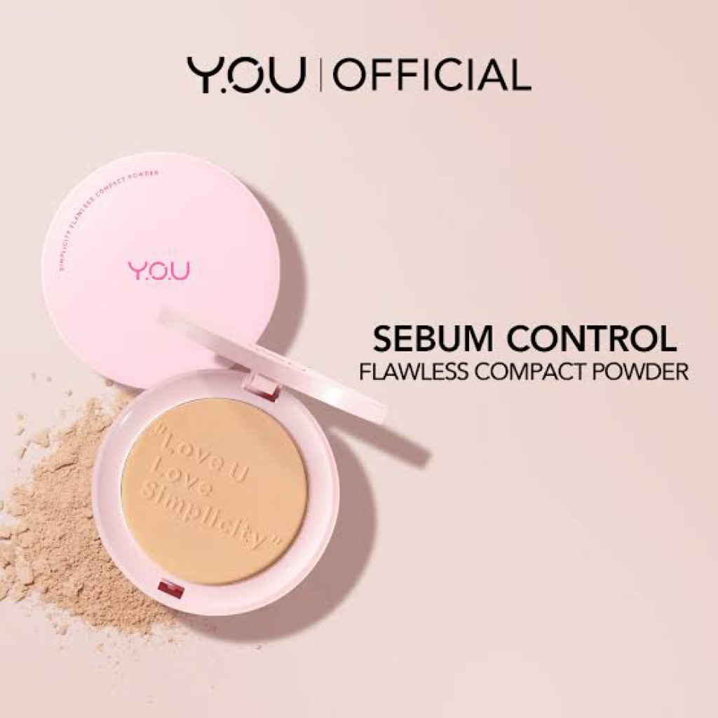 You Simplicity Flawless Compact Powder | Bedak Padat | Natural Makeup Tahan Lama