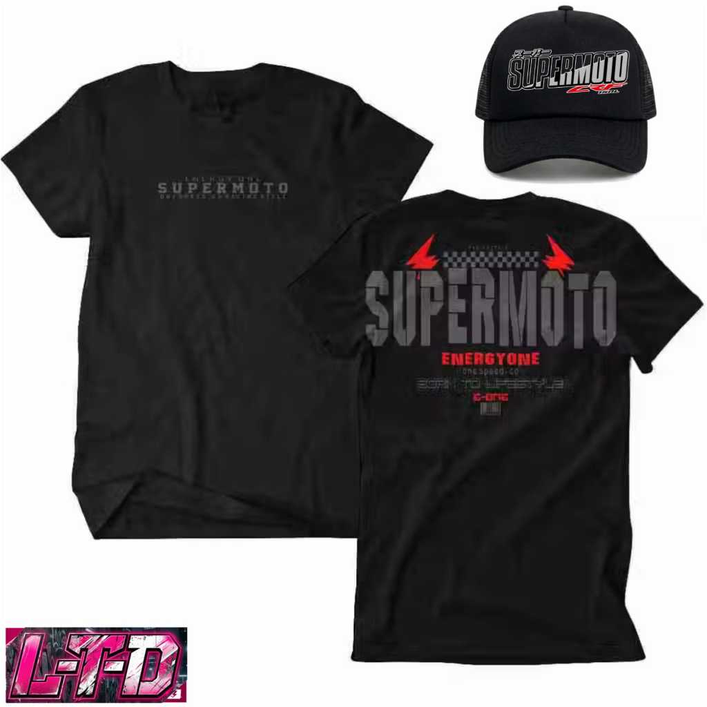 KAOS SUPERMOTO ENERGY MOTOR TRAIL BAJU MOTOR CROSS TRAIL KLX CRF WR YZ KTM KAOS TRAIL PRIA WANITA BA