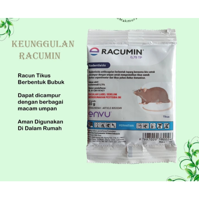 RACUN TIKUS RACUMIN 0.75 TP- racun tikus bubuk