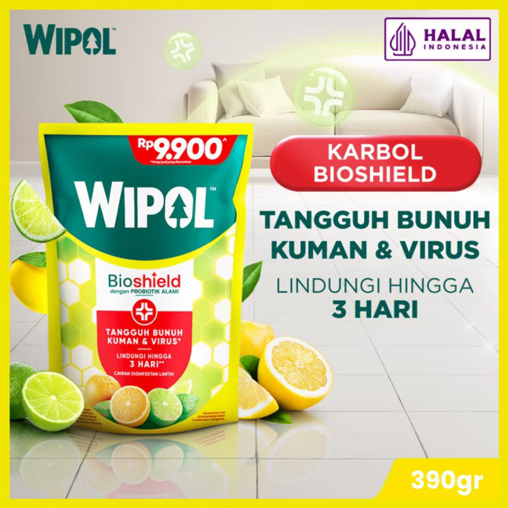 Wipol Pembersih Lantai Cairan Desinfektan 360ml