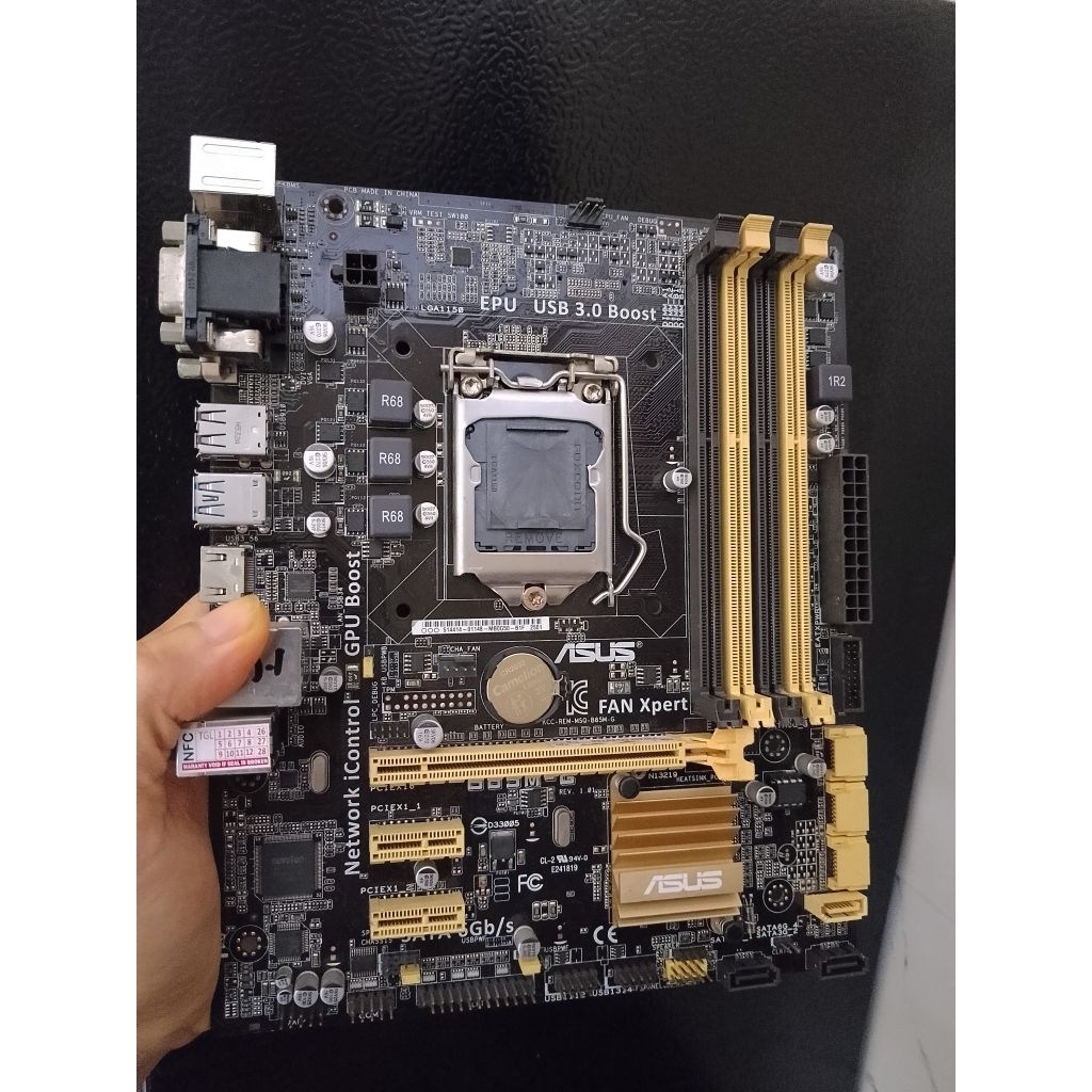 Motherboard Asus B85 LGA 1150 DDR3 4 Slot Ram