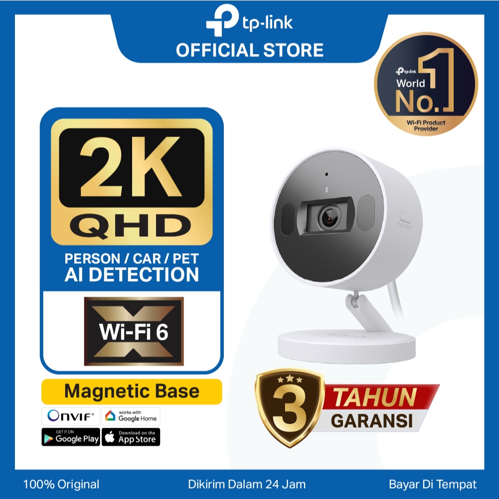 TP-Link | Tapo C125 CCTV IP Camera 2K QHD SD Card WiFI Kamera Night Vision Baby Monitor