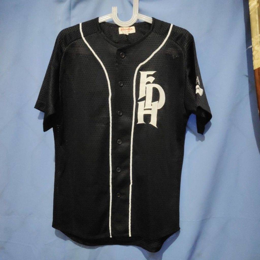 T-shirt Jersey Baseball unisex Black PRELOVED