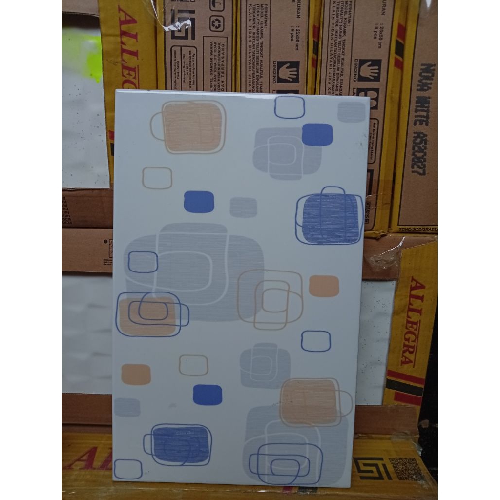 Keramik Dinding Kilap SIGNATURE 25x40 Altima Blue