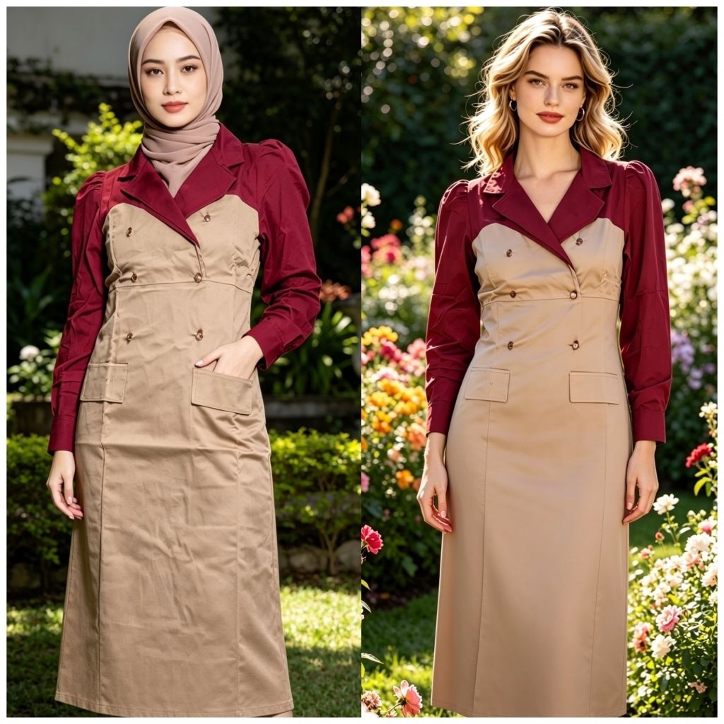 dress Korea dress melinda premium super