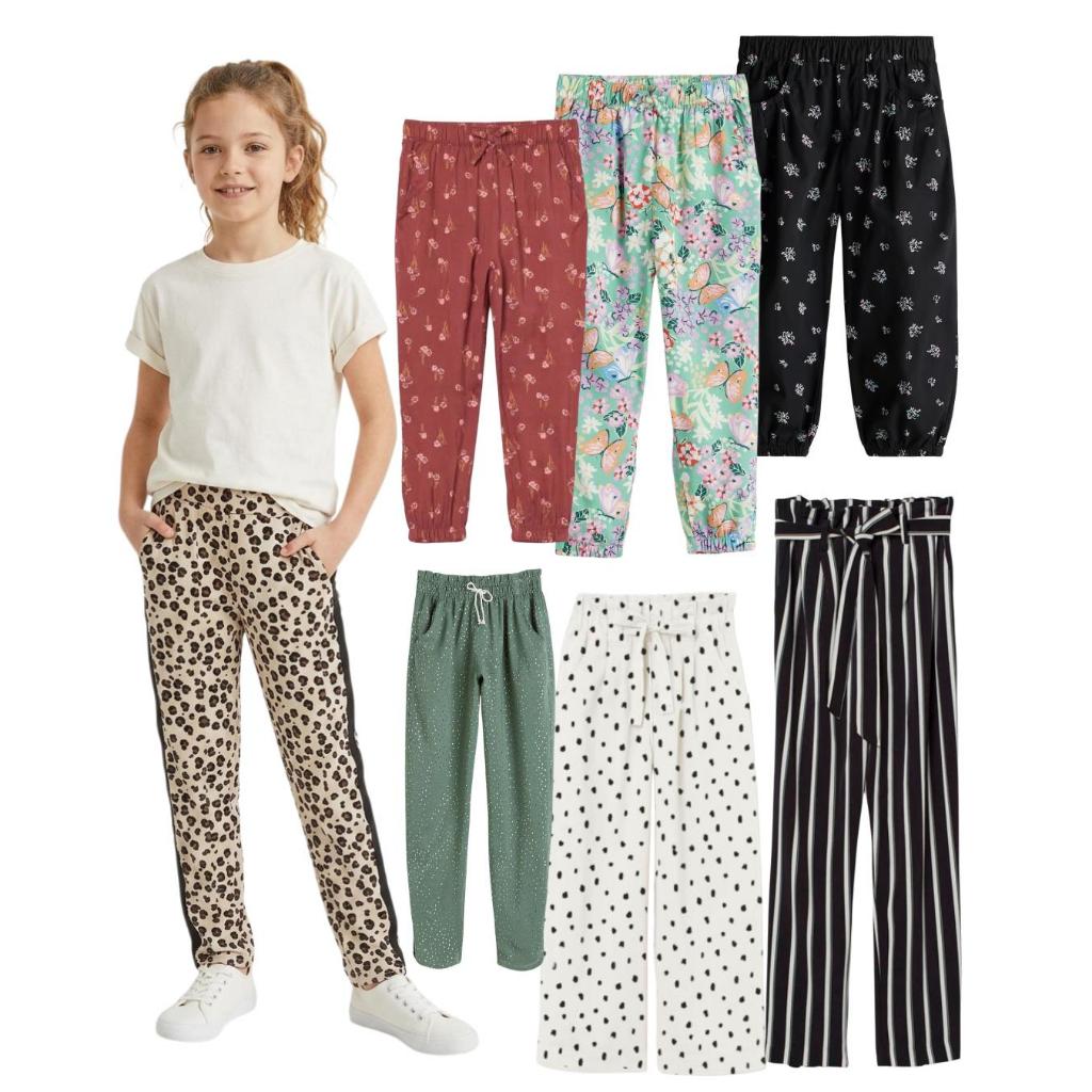 [16797] HnM Rayon Pant Celana Jogger Pant Anak Bahan Adem (Pilih Motif Dichat)