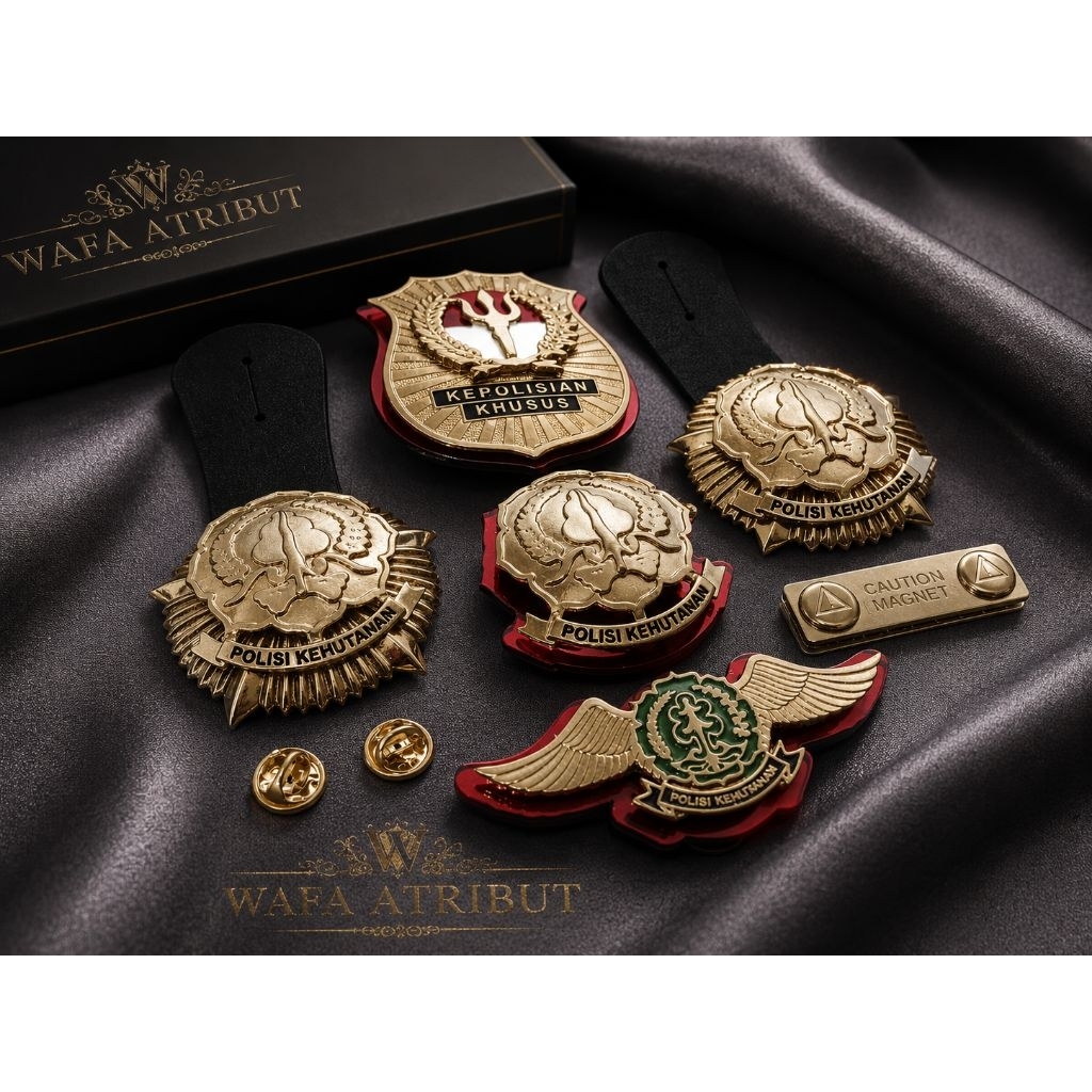 pin polhut / wing polhut / Tanjab polhut / kewenangan polhut full Kuningan premium