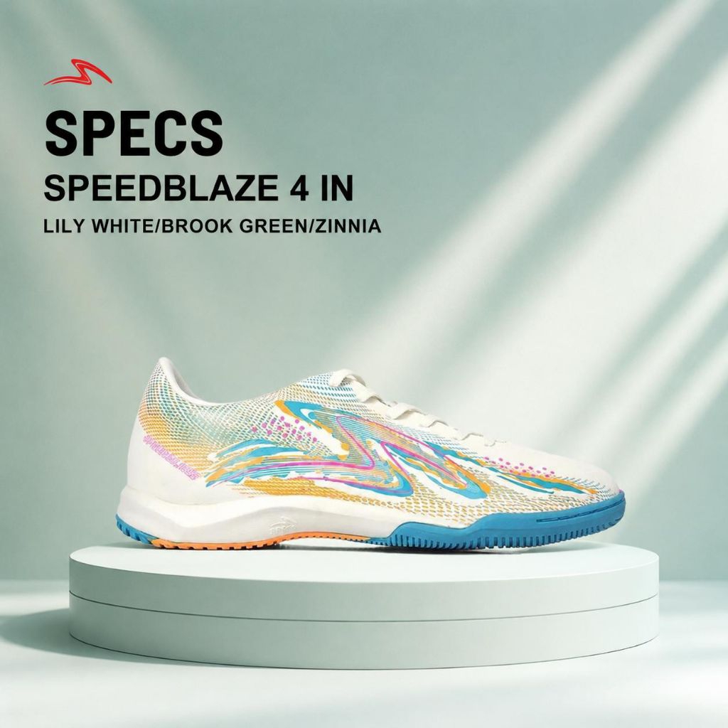 Specs Speedblaze 4 In / Sepatu Futsal Original Specs Speedblaze 4 In - Specs Original