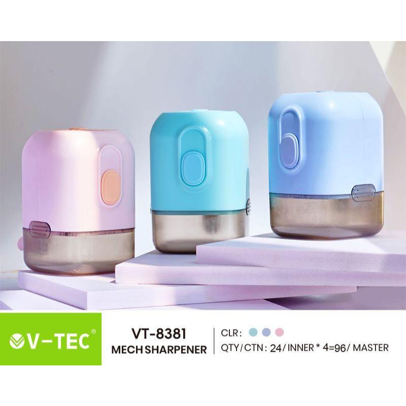 V-TTEC Sharpener Rautan Putas Rautan Mekanik Serutan Putar | VT-8381