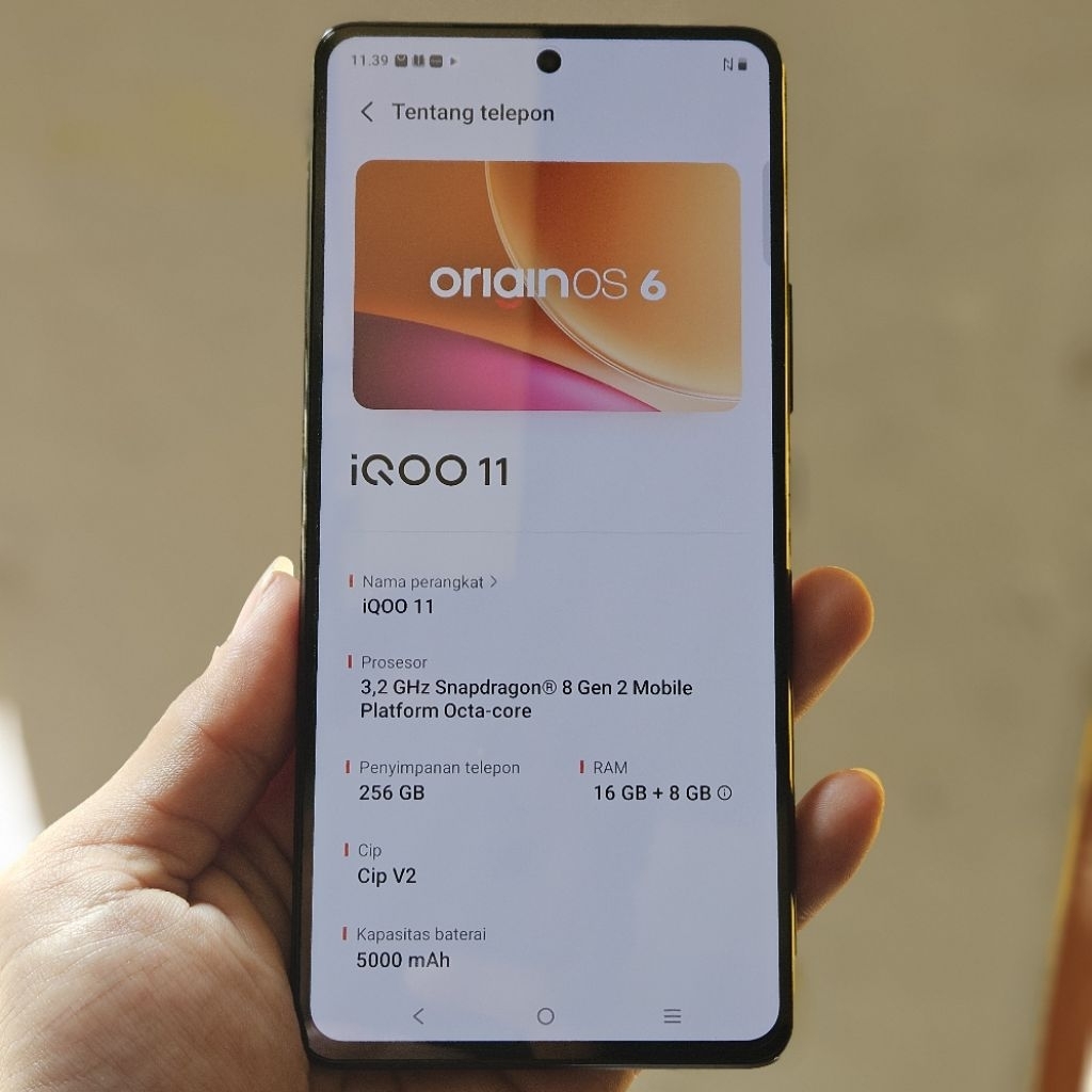 IQOO 11 16/256GB Second Mulus Normal Murah Fullset