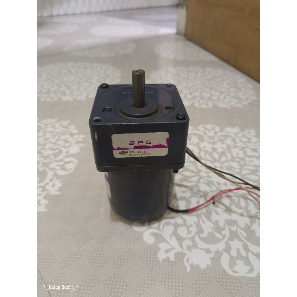 Ac Motor Gearbok SPG 220V Ratio 1 : 60 20Rpm 25 Watt