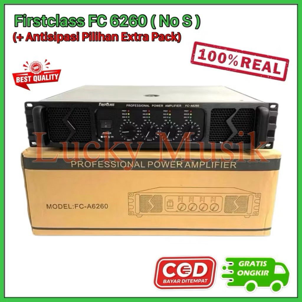 Professional Power Amplifier FC A-6260S Firstclass FCA6260S fc 6260 s power fca 6260 s ( Bisa COD )