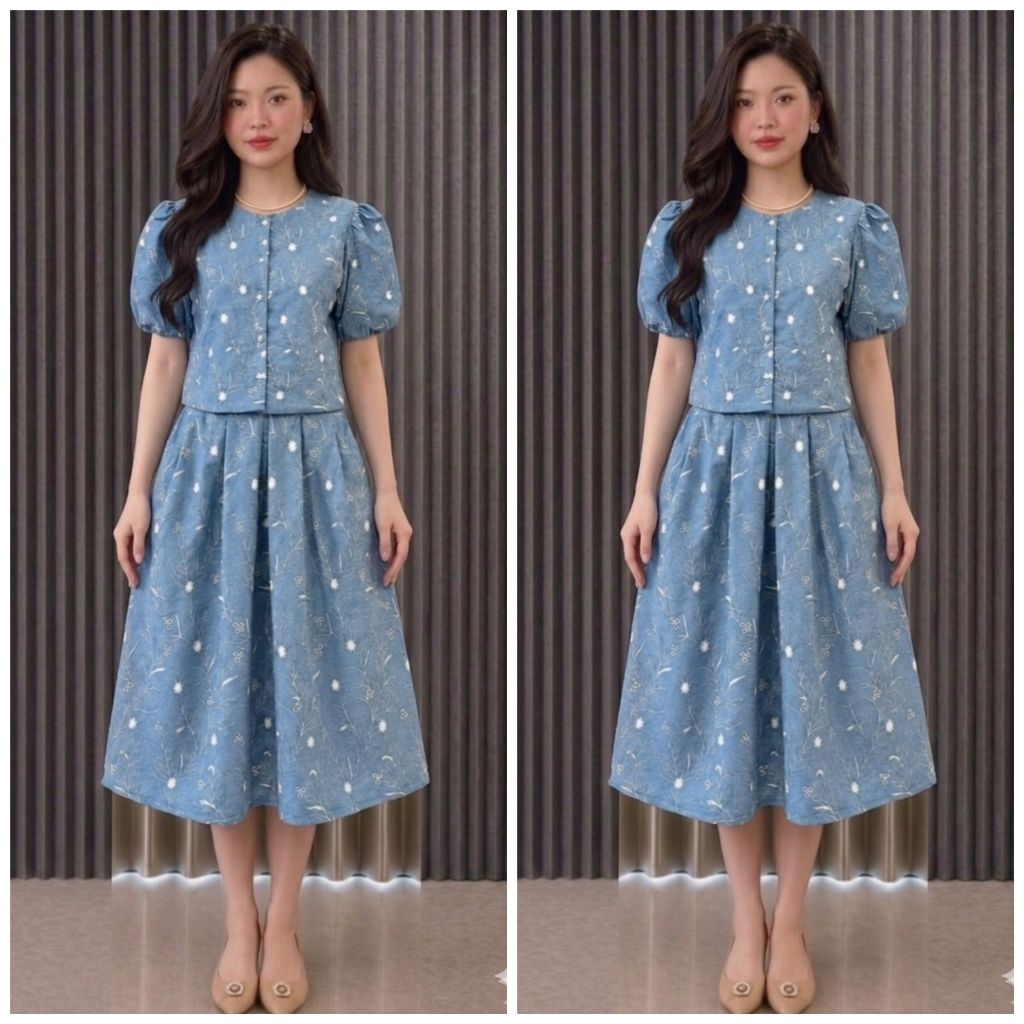 STELAN ROK KATUN BOLONG PREMIUM