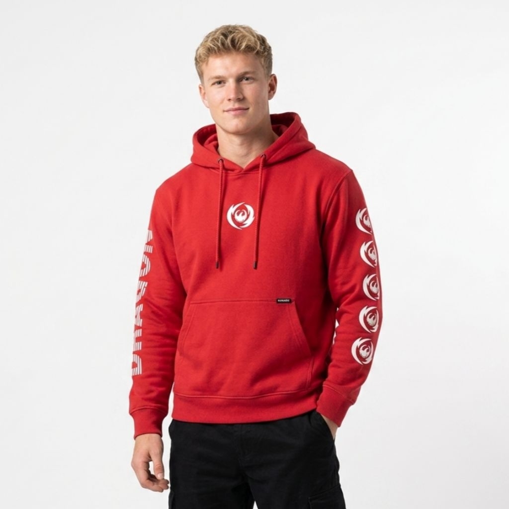 Hoodie Pria Lengan Panjang Dragon Alliance Original Pria DMJMP Jetred Red