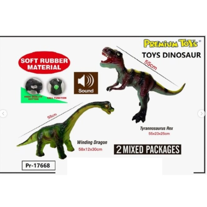PR17668 - Mainan Robot Dinosaurus KARET DINO