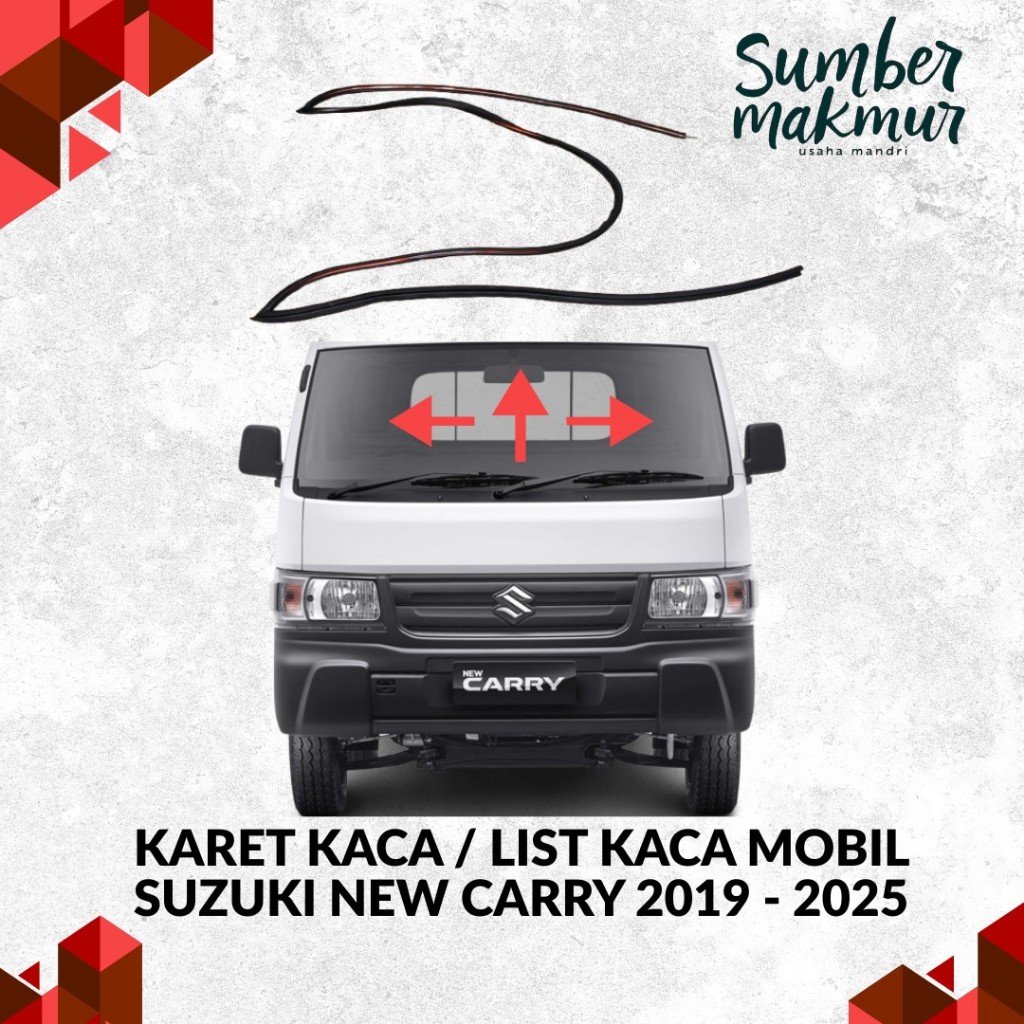 KARET KACA DEPAN MOBIL SUZUKI NEW CARRY 2019 - 2025