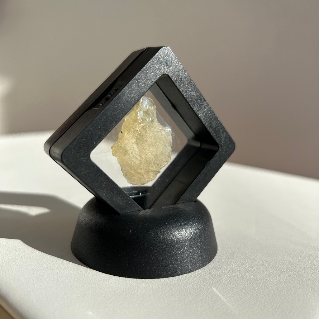 Premium Libyan Desert Glass Crystal Specimen Limited Piece