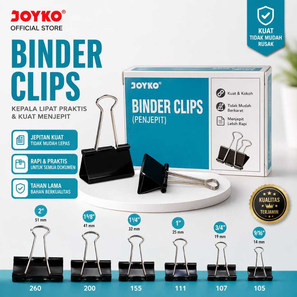 joyko binder clips no.105