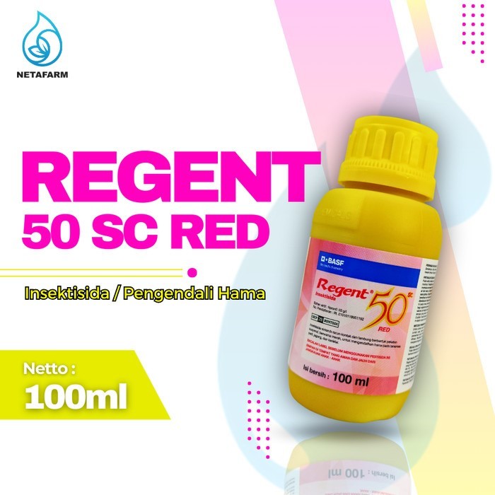 Pestisida Insektisida Fipronil BASF REGENT 50 SC RED - 100ml