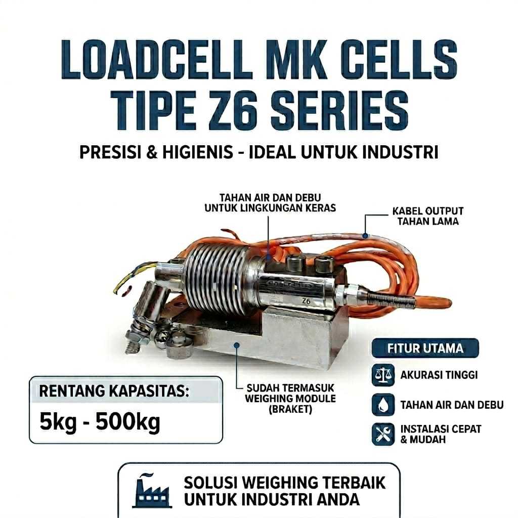 Loadcell Bending Beam MK-Z6 Loadcell Anti Getar MK-Z6 /Loadcell