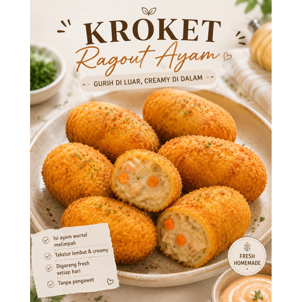 [chenchenshop] kroket kentang ragout ayam