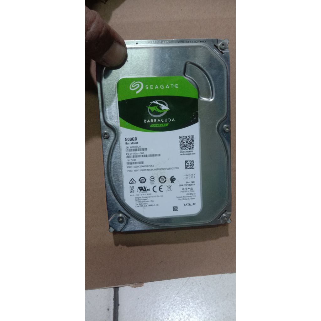 harddisk internal kapasitas 500G 3.5" Seagate