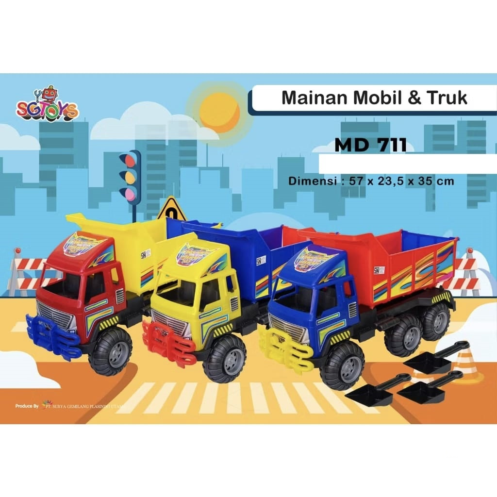 MAINAN TRUK PASIR JUMBO MD711