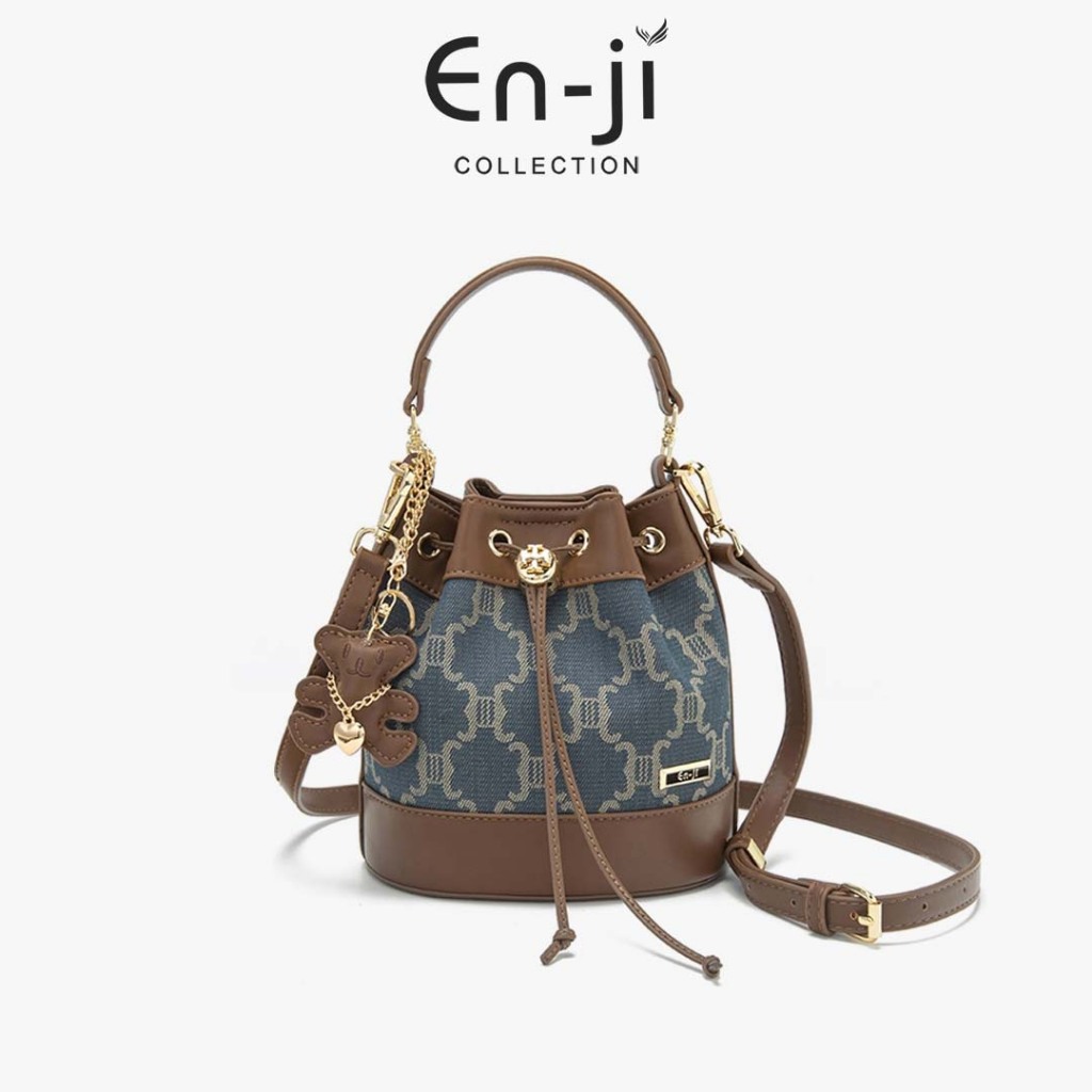 En-ji Doona Handbag - Denim